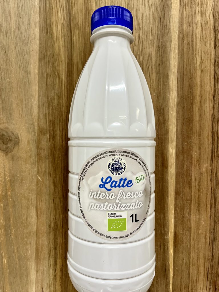 Latte Intero Pastorizzato Bio